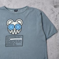 画像1: 2000's RADIOHEAD "Kid A Test" ロックバンド プリントTシャツ XL (1)