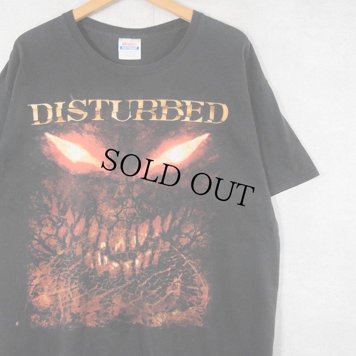 画像1: 【SALE】 DISTURBED "ASYLUM" ヘヴィメタルバンドTシャツ BLACK XL (1)