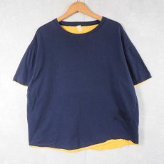 画像1: 70〜80's ダブルフェイス 無地Tシャツ (1)