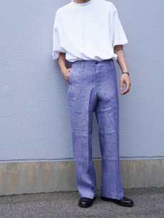 画像1: 50〜60's FRENCH MILITARY リネンセーラーパンツ DEADSTOCK 【W31 L32】 (1)