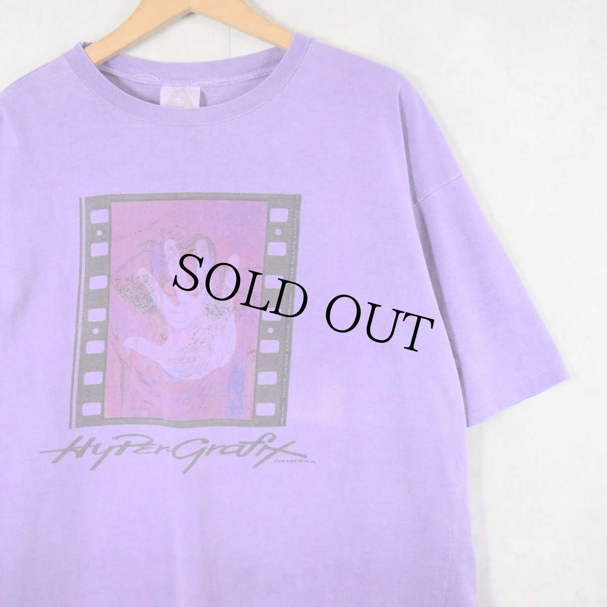 画像1: 90's Hypercolor プリントTシャツ L (1)
