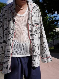 画像1: コットン メッシュタンクトップ L (1)