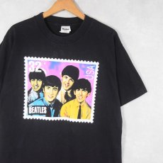 画像1: 90's ブート THE BEATLES USA製 "Please Mr. Postman" ロックバンドTシャツ BLACK L (1)