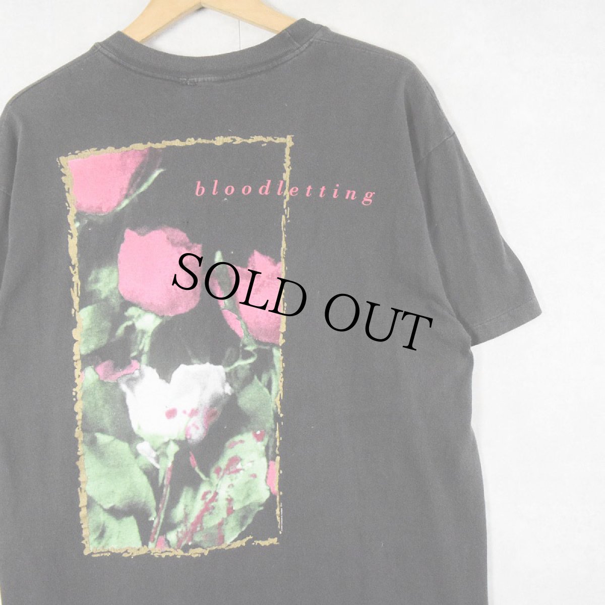 画像1: 1990 Concrete Blonde "bloodletting" ロックバンドアルバムTシャツ (1)