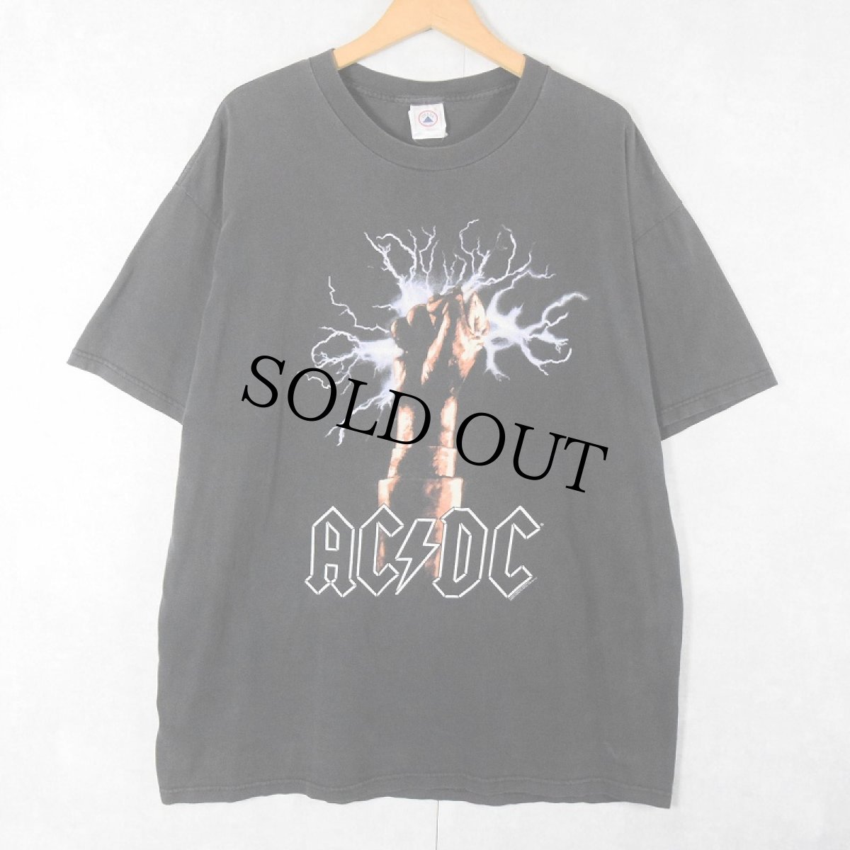 画像1: 2000 AC/DC "Born with a Stiff..." ロックバンドTシャツ BLACK XL (1)