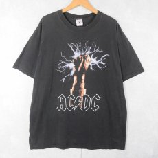 画像1: 2000 AC/DC "Born with a Stiff..." ロックバンドTシャツ BLACK XL (1)