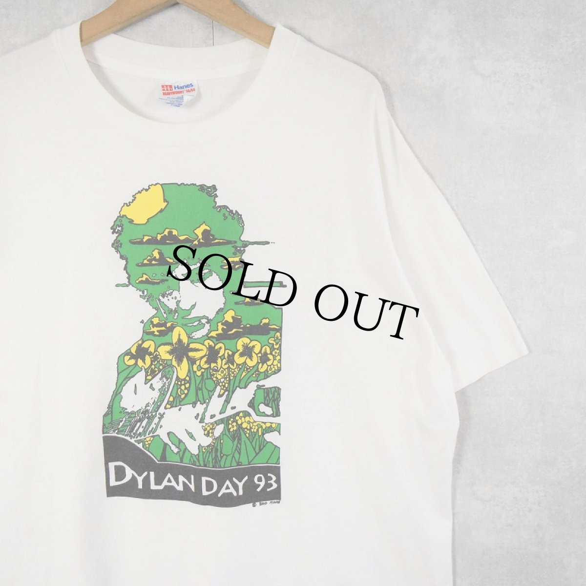 画像1: 1993 Bob Dylan  USA製"DYLAN DAY 93" イベントプリントTシャツ XL (1)