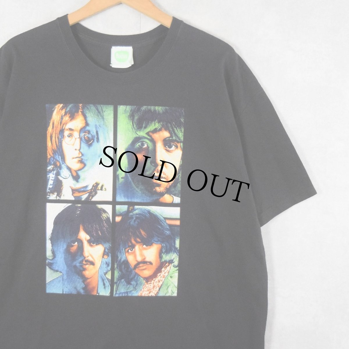 画像1: 2000's THE BEATLES ロックバンドTシャツ BLACK (1)