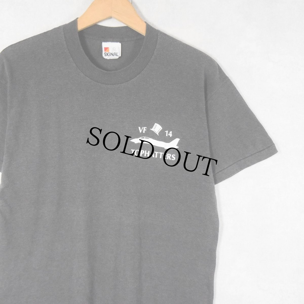 画像2: 80's USA製 "FIGHTING 14" プリントTシャツ L (2)