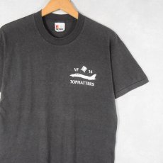 画像2: 80's USA製 "FIGHTING 14" プリントTシャツ L (2)