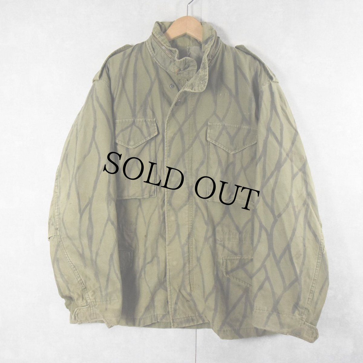 画像1: 70's U.S.ARMY M-65 "ハンドペイント" フィールドジャケット 3rd (1)