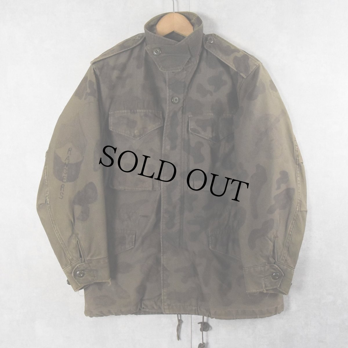 画像1: 60's U.S.ARMY M-51 "COMP UK or CAN" ハンドペイント フィールドジャケット SHORT-SMALL (1)