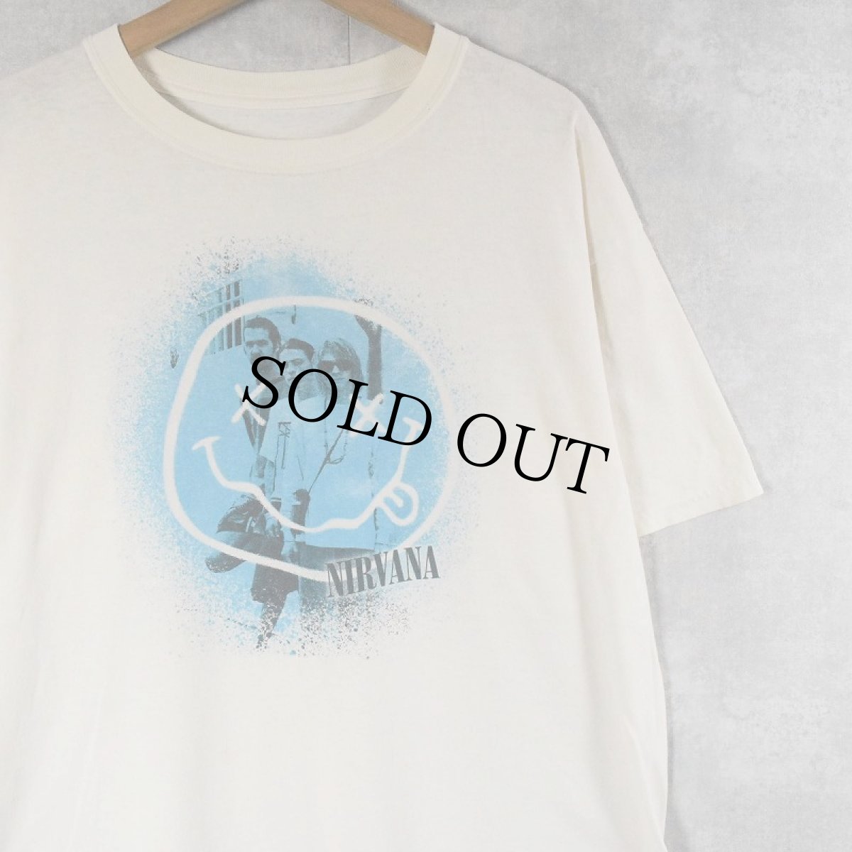 画像1: NIRVANA ロックバンドTシャツ (1)