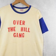 画像1: 60's Durack "OVER THE HILL GANG" ナンバリング ナイロン×コットンTシャツ XL (1)