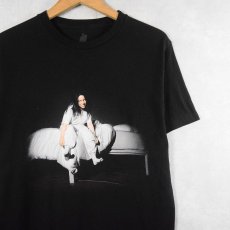画像1: Billie Eilish "When We All Fall Asleep, Where Do We Go?" ミュージシャンフォトプリントTシャツ BLACK M (1)