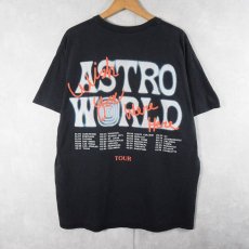 画像2: Travis Scott ASTRO WORLD "Wish You Were Here" ヒップホップツアーTシャツ BLACK L (2)