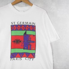 画像1: 90's F.S "ST. GERMAIN PARIS CITY" プリントTシャツ (1)
