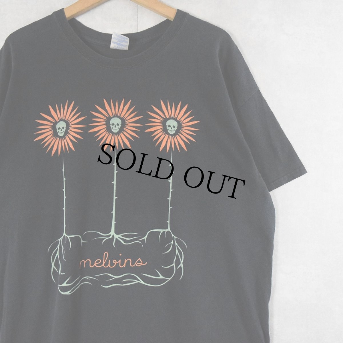 画像1: 2000's Melvins ロックバンドTシャツ BLACK XL (1)