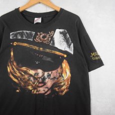 画像1: 90's MADONNA USA製 "THE GIRLIE SHOW" シンガーソングライター ツアープリントTシャツ BLACK XL (1)