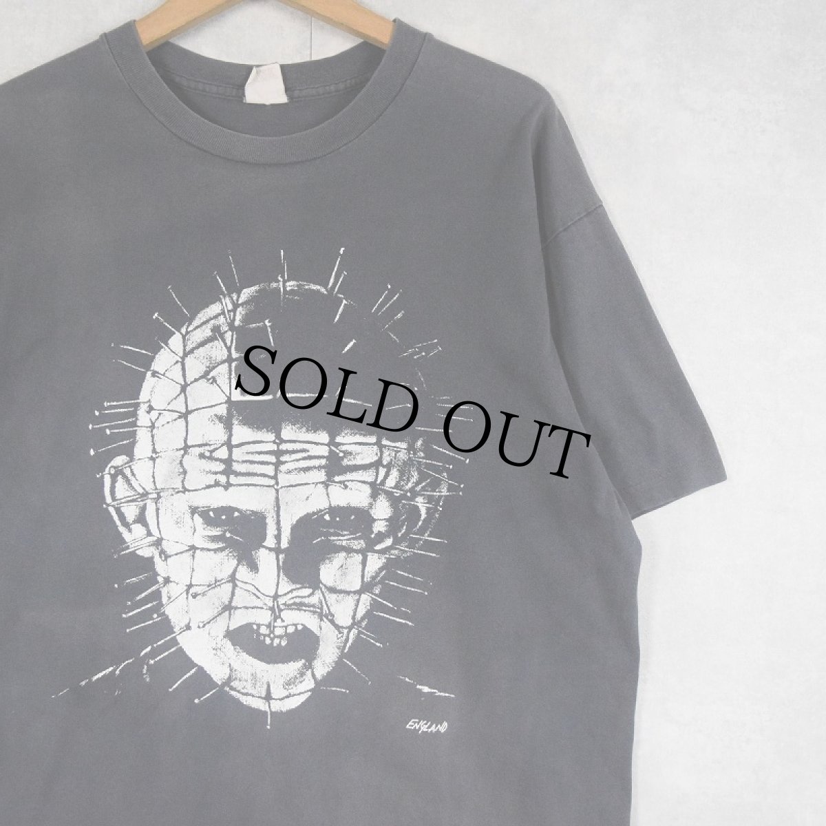 画像1: 90's Hellraiser USA製 ホラー映画 プリントTシャツ BLACK L (1)