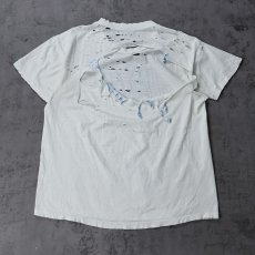 画像2: 80's E.T. ペンキペイント SF映画プリントTシャツ (2)