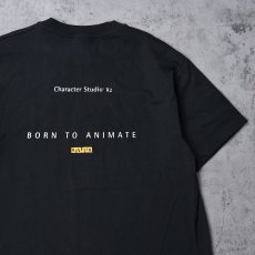 画像2: 【お客様HOLD中】OOGACHAKA USA製 キャラクタープリントTシャツ BLACK L (2)