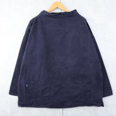 画像1: 80's〜 Yarmo ENGLAND製 フィッシャーマンスモック NAVY L (1)