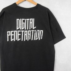 画像2: 90's USA製 "FUCKIN' HEAVY" スカルプリントTシャツ BLACK XL (2)