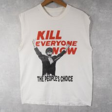 画像1: 90's〜 Nomeansno "KIll Everyone Now" カットオフスリーブ ロックバンドTシャツ (1)