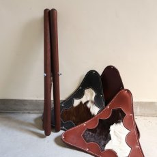 画像2: RORAN レザーハンティングチェア BROWN (2)