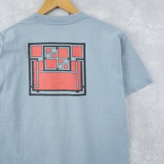 画像2: FRANK LLOYD WRIGHT 建築家プリントTシャツ M (2)