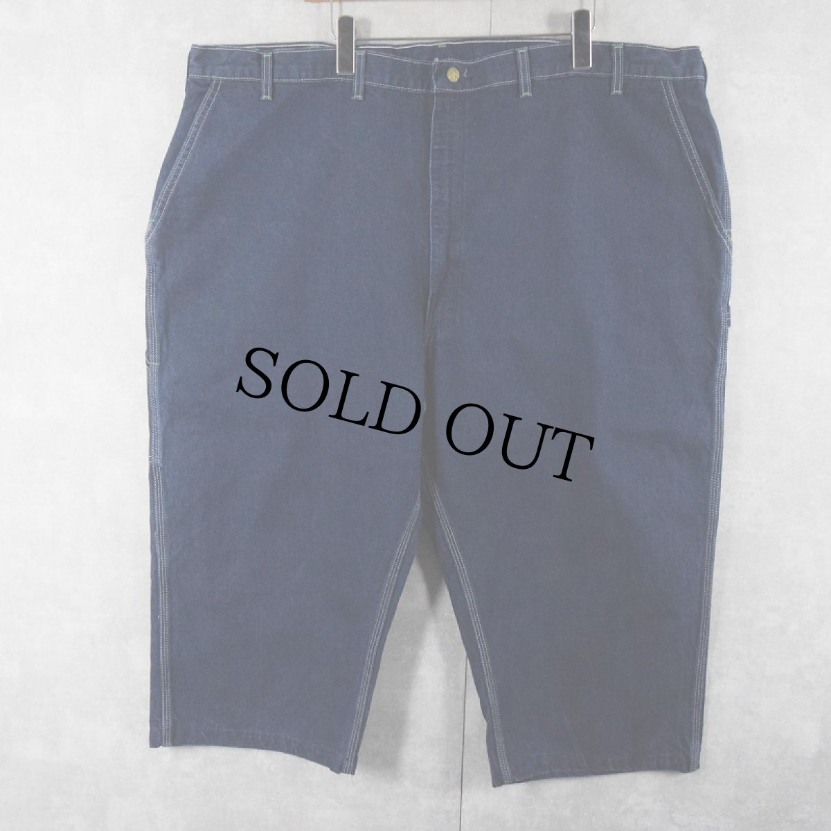 画像4: 70's OSH KOSH USA製 デニムペインターパンツ W48 (4)