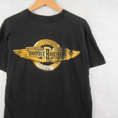 画像2: 70's The Doobie Brothers "Brotherhood" ロックバンドプリントTシャツ BLACK XL (2)