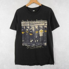 画像1: 70's The Doobie Brothers "Brotherhood" ロックバンドプリントTシャツ BLACK XL (1)