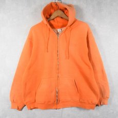 画像1: 60's MAYO SPRUCE USA製 裏サーマル スウェットジップパーカー XL (1)