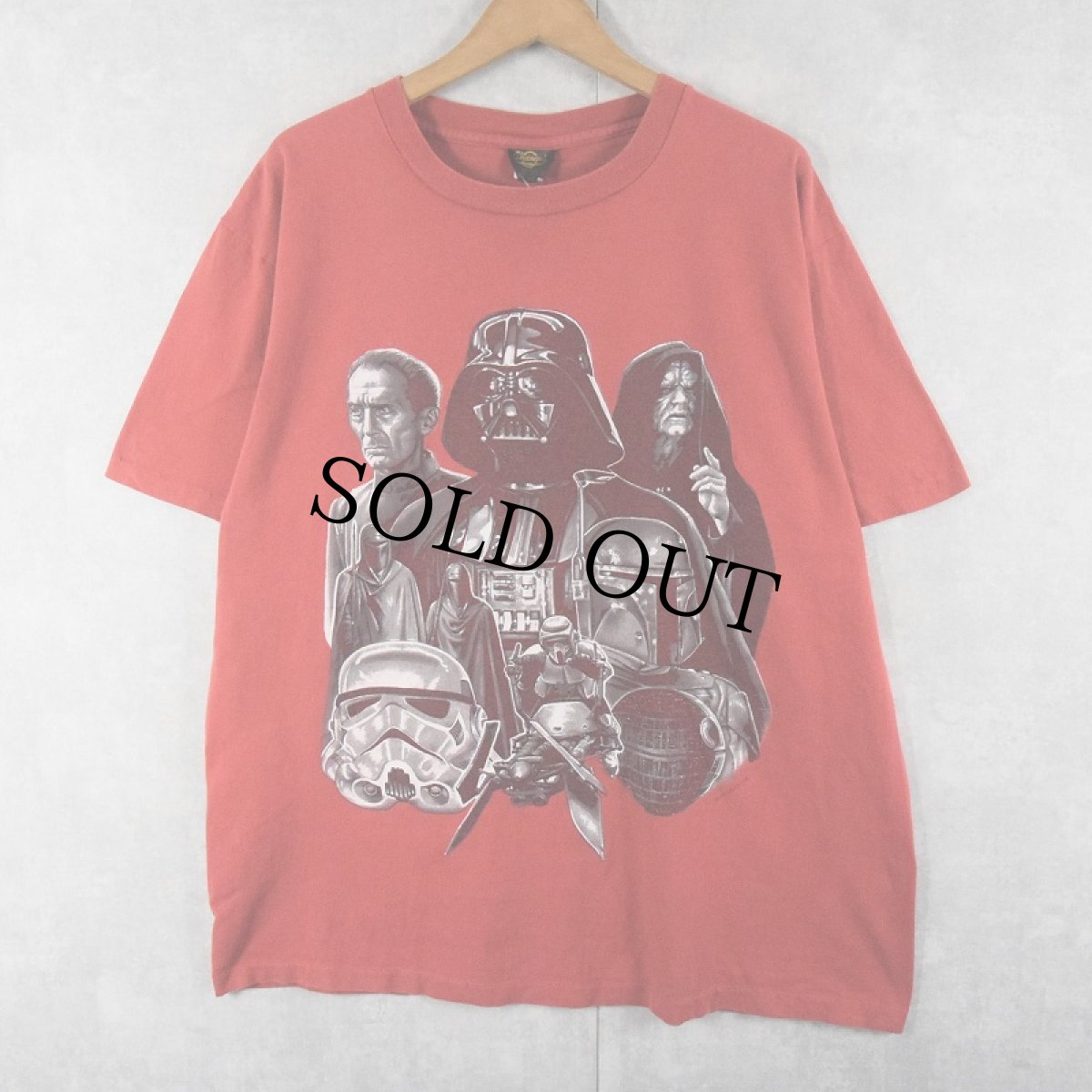 画像1: 90's STARWARS USA製 "EMPIRE" 帝国軍 映画プリントTシャツ XL (1)