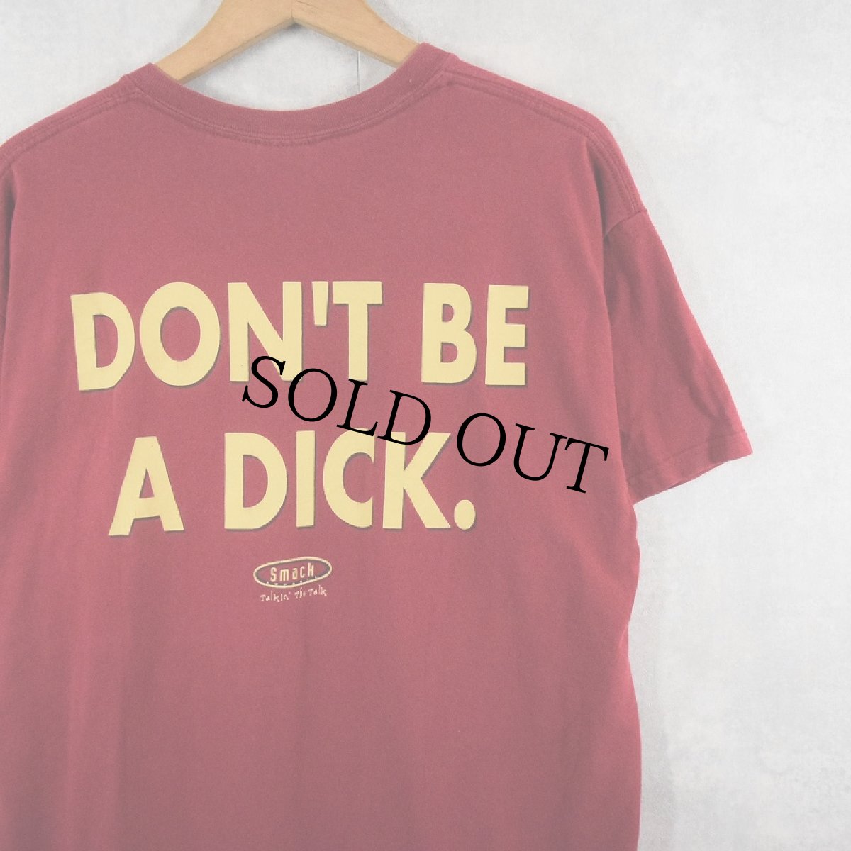 画像2: Smack APPAREL "MEET DICK" ジョークプリントTシャツ L (2)