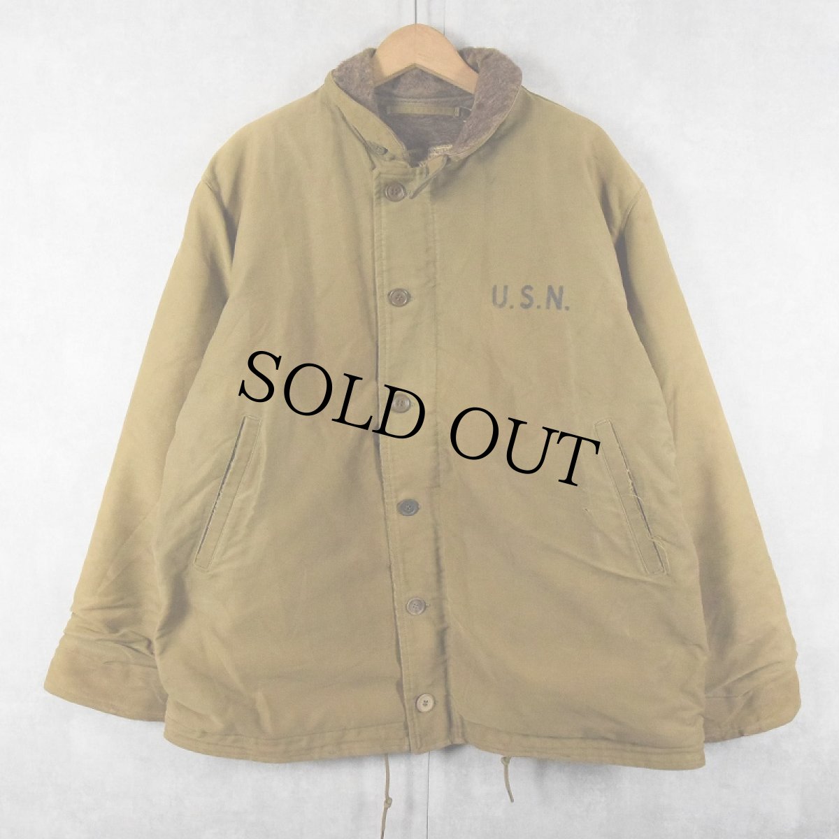画像1: 40's U.S.NAVY N-1 デッキジャケット SIZE 48 (1)