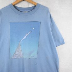 画像1: 90's〜 Richard Stine "Man Reaching For A Star" アートプリントTシャツ XL (1)
