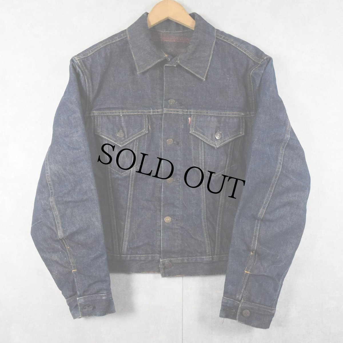 画像1: 60's LEVI'S 559 3rd ブランケットライナー デニムジャケット (1)