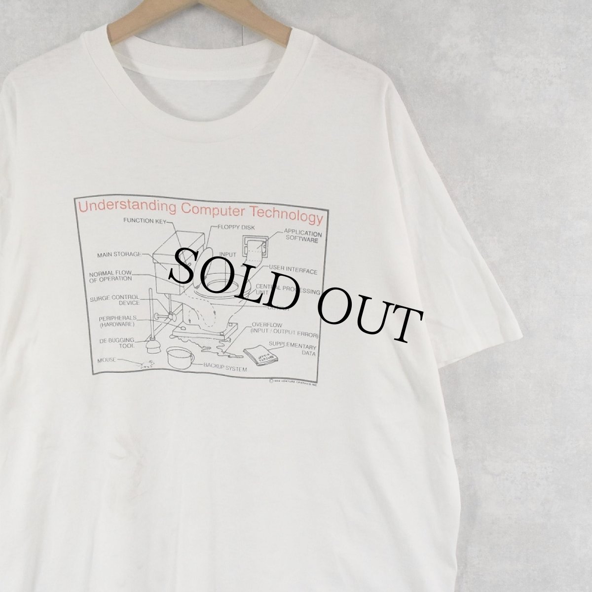 画像1: 90's "Understanding Computer Technology" プリントTシャツ (1)
