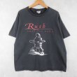 バンドTシャツ 90s 90年代 ラッシュ バンT 音楽 ミュージック 黒