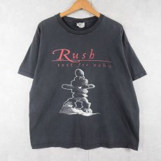 画像1: 90's RUSH "Test for Echo" ロックバンドツアーTシャツ BLACK L (1)