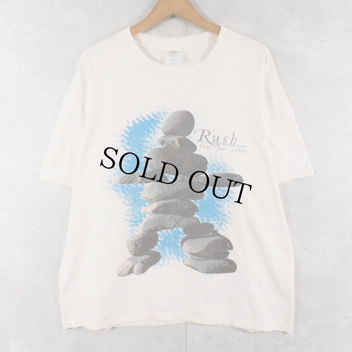 画像1: 90's RUSH "Test for Echo 1996-1997" ロックバンドツアーTシャツ L (1)