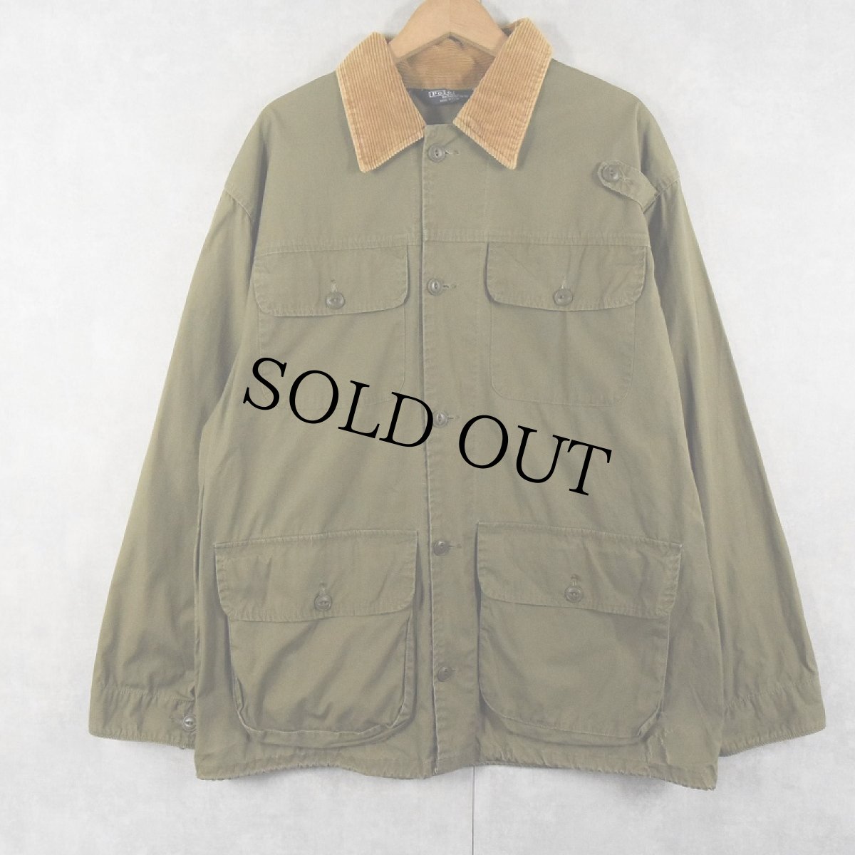 画像2: 90's POLO Ralph Lauren USA製 ワーデンジャケット L (2)