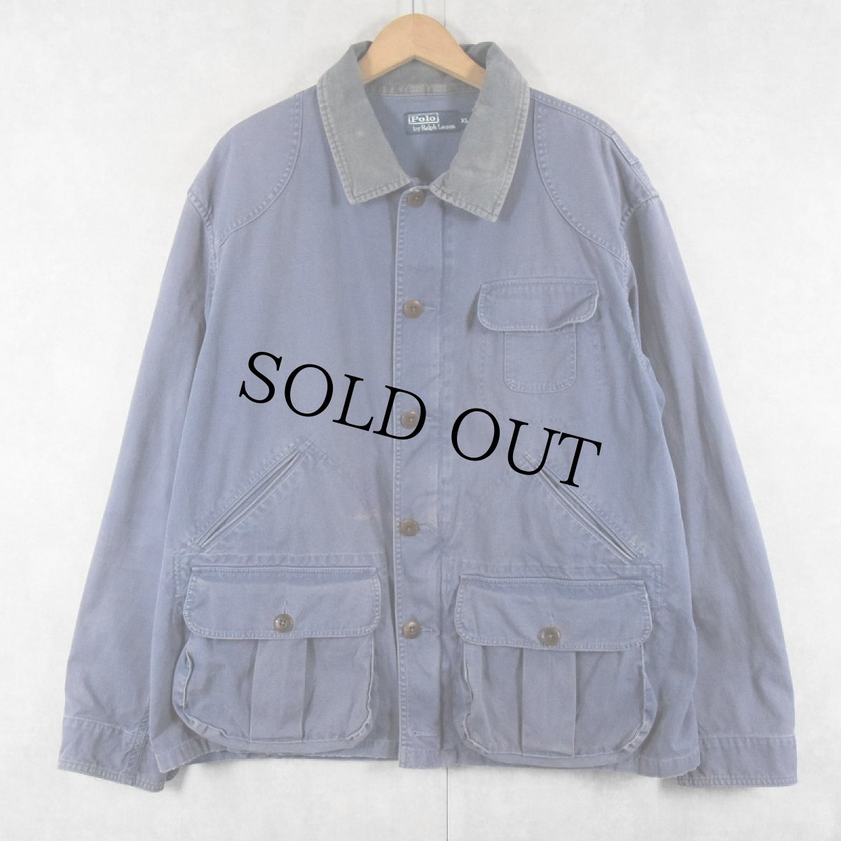 画像4: POLO Ralph Lauren コットンハンティングジャケット XL (4)