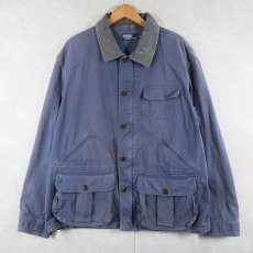 画像4: POLO Ralph Lauren コットンハンティングジャケット XL (4)