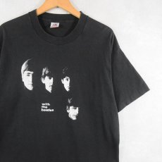 画像1: 90's THE BEATLES USA製 ロックバンドTシャツ BLACK L (1)