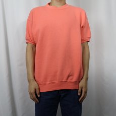 画像2: 90's Tultex USA製 無地 半袖スウェット L (2)