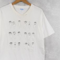 画像1: ドラえもん展 キャラクタープリントTシャツ L (1)